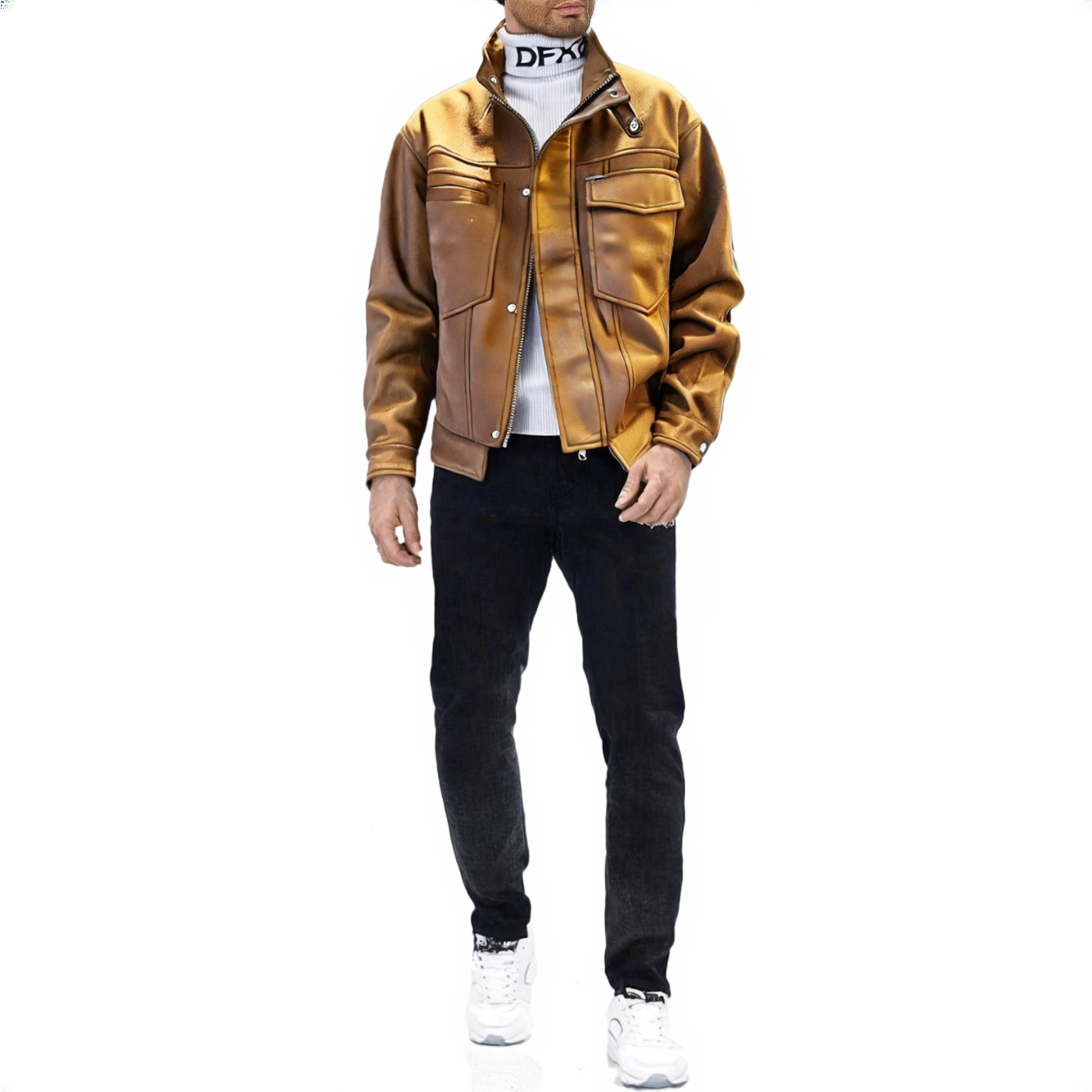 New Mens Casual Jacket Pullover