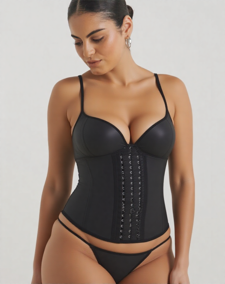 Women Latex Waist Trainer – Tummy Control Shapewear Slimming Belt