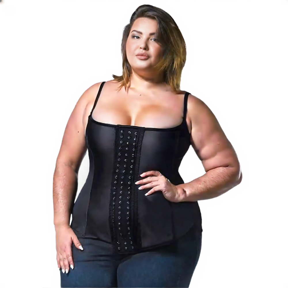 Women Latex Waist Trainer – Tummy Control Shapewear Slimming Belt