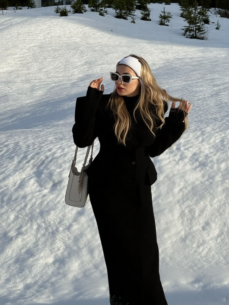 New Slim Woolen Long Women Coat Winter Wear