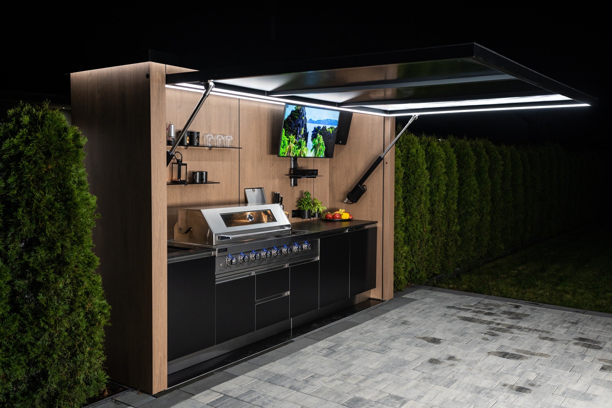 New Weatherproof Shelter BBQ Sink Outdoor Kitchen Counter