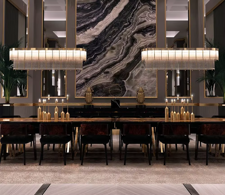 New 3M Modern Luxury Dining Table Set and Chairs