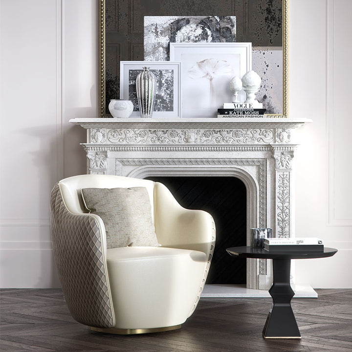 New Living Room Home/Hotel Metal Leg Armchair 