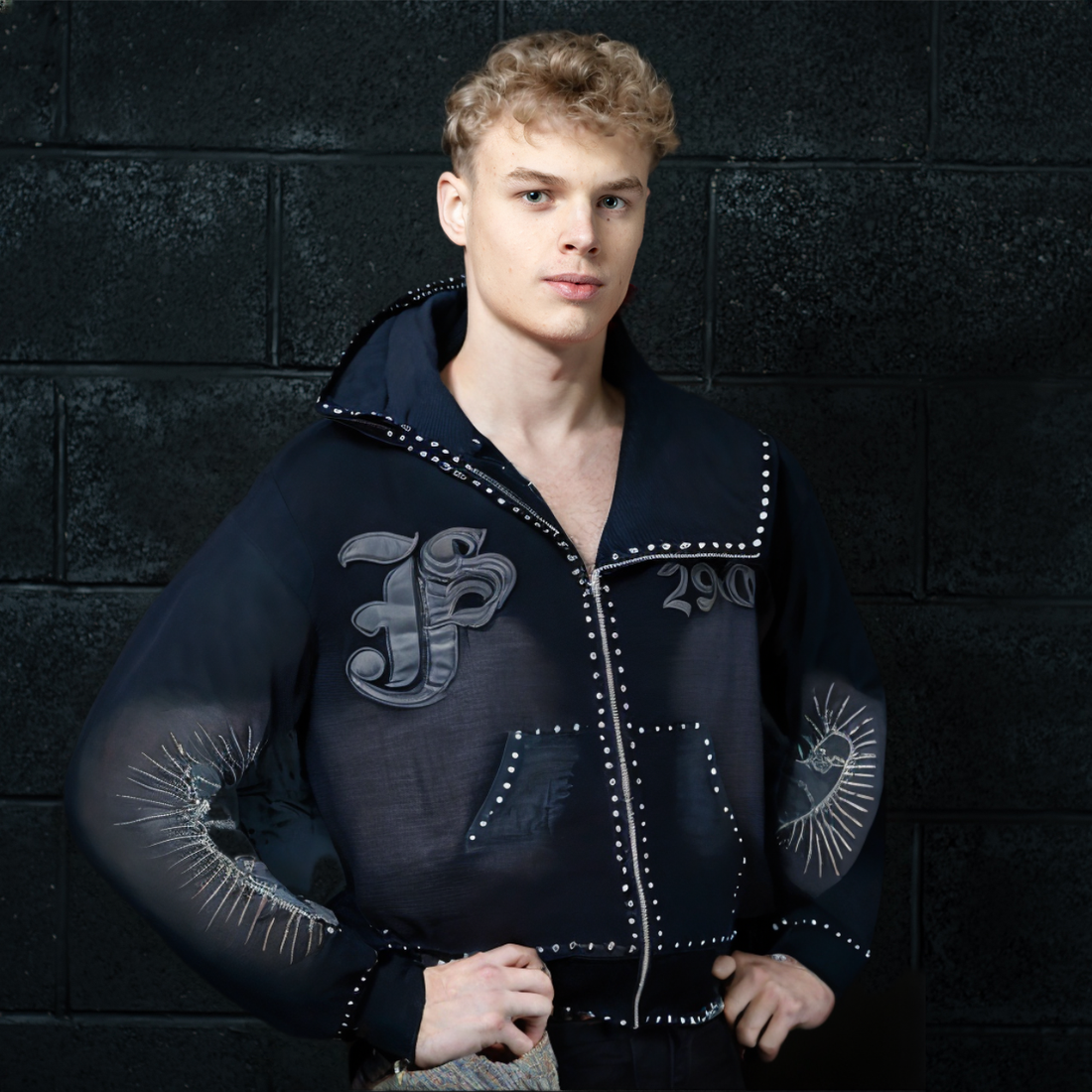 New Mens Flash Design Gothic Punk Sweatshirts 