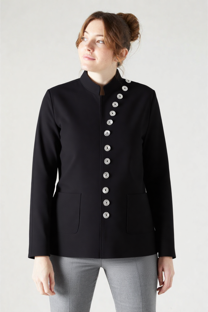 Women Asymmetry Stylish Blazer Jacket 
