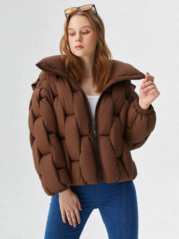 New Stylish Thick Padded Women Parka