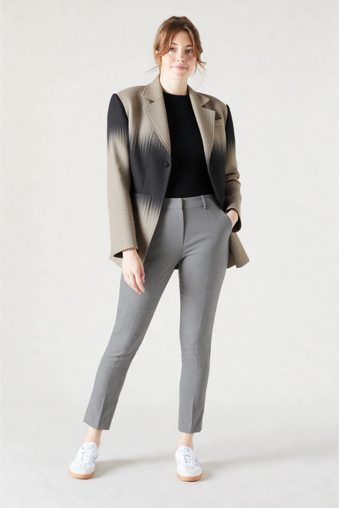 New Premium Women Woolen Jacket Blazer