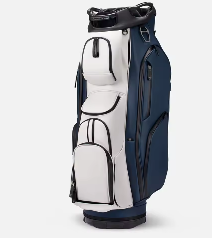 Modern Waterproof  Leather Pro Golf Cart Bag