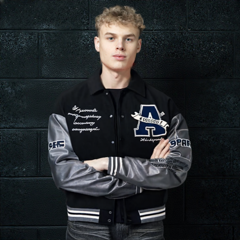 New Trendy Vintage Jacket Mens Streetwear