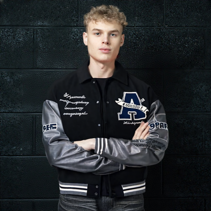 New Trendy Vintage Jacket Mens Streetwear