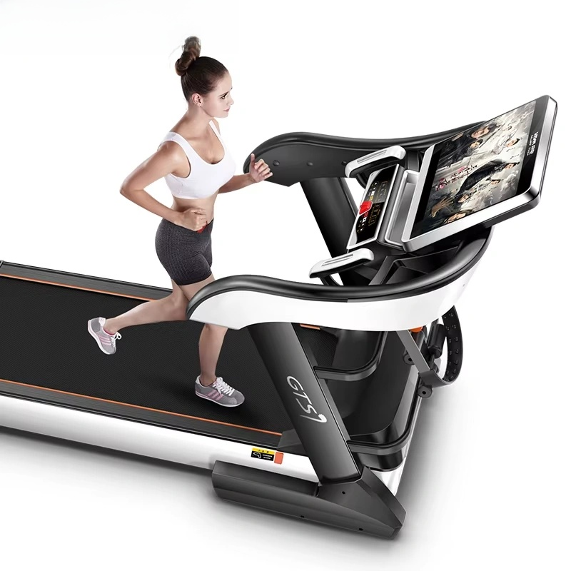 New Home Commercial Gym Fitness Luxury Wide Screen Treadmill 