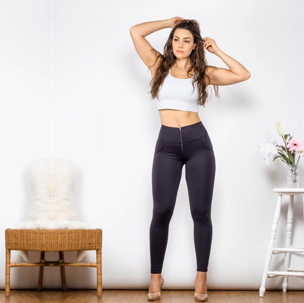 New Premium Black High Waist Butt Lifting Leggings