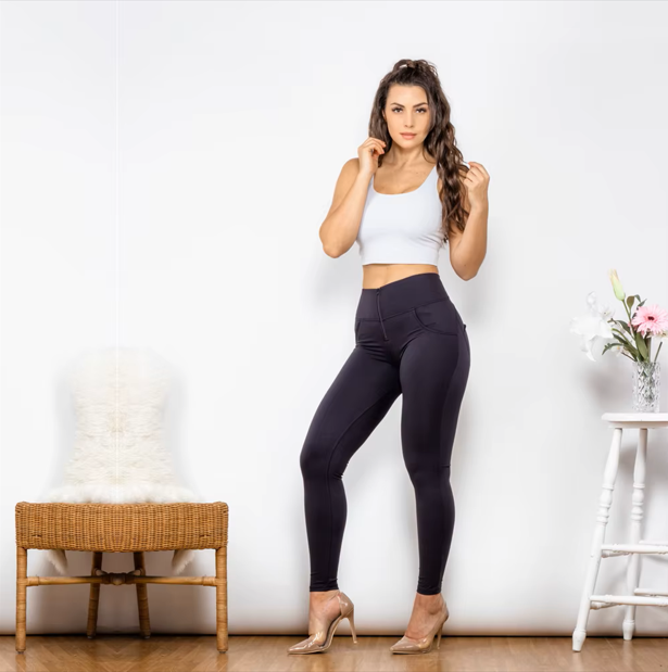 New Premium Black High Waist Butt Lifting Leggings
