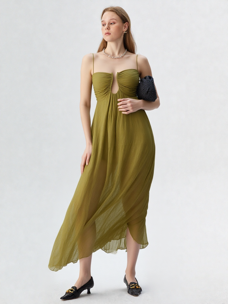 Elegant Solid Female Holiday Party Dress, Women Summer Sleeveless Hollow Out Casual Maxi Dress, Sexy Backless Ladies Dress 2025
