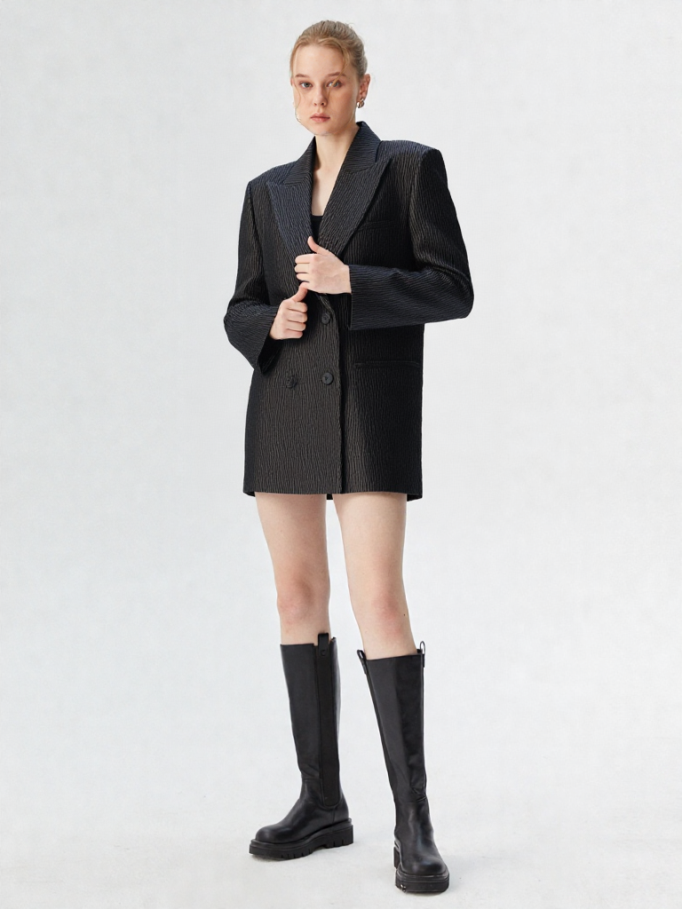 Modern Women Business Casual Blazers Vintage Fashion 