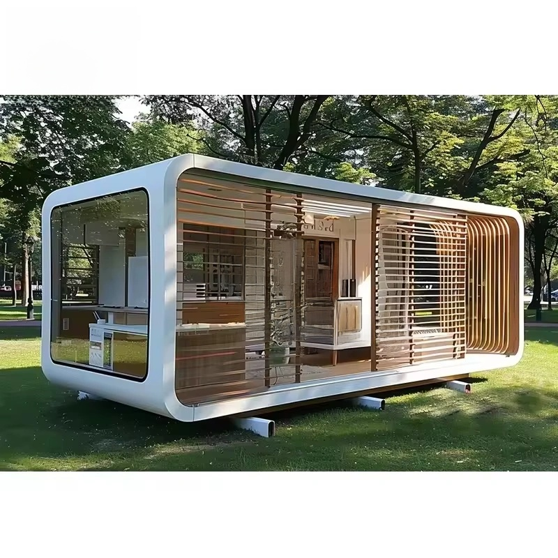 Modern Luxurious Camping Apple Capsule Prefabricated Tiny House