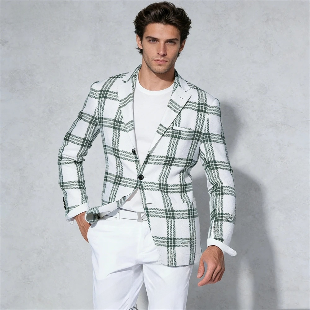 Mens Premium Summer Autumn Casual Blazer Jacket