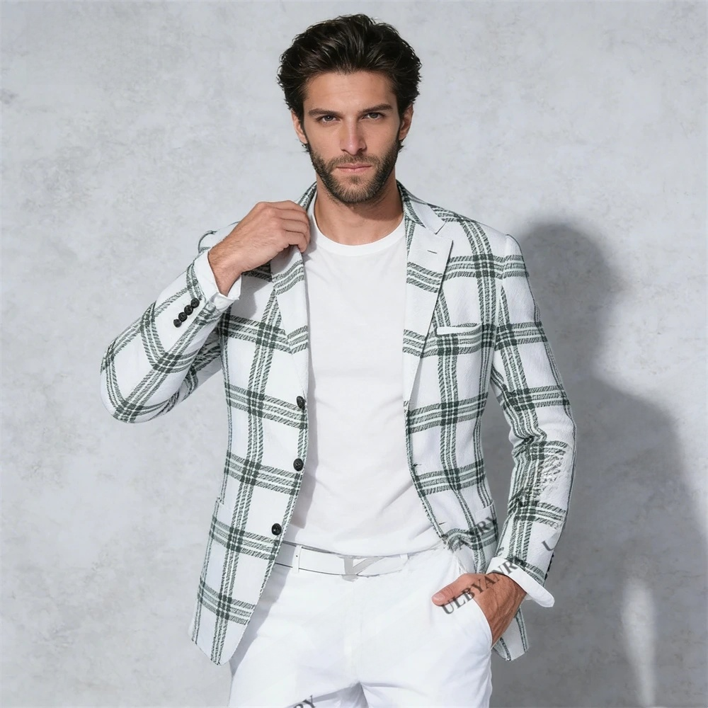 Mens Premium Summer Autumn Casual Blazer Jacket