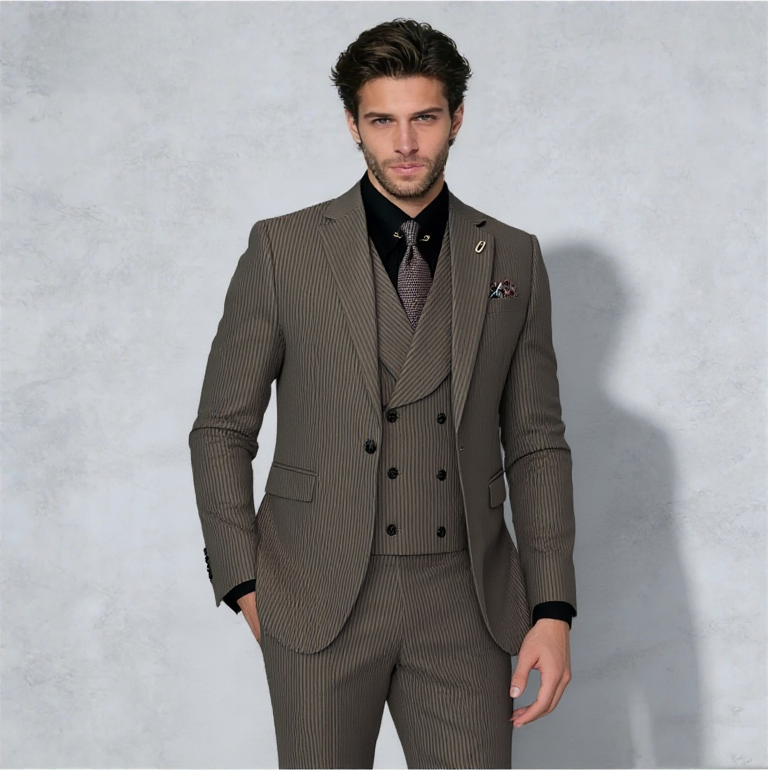 Mens Premium Wedding Business Formal Suit 