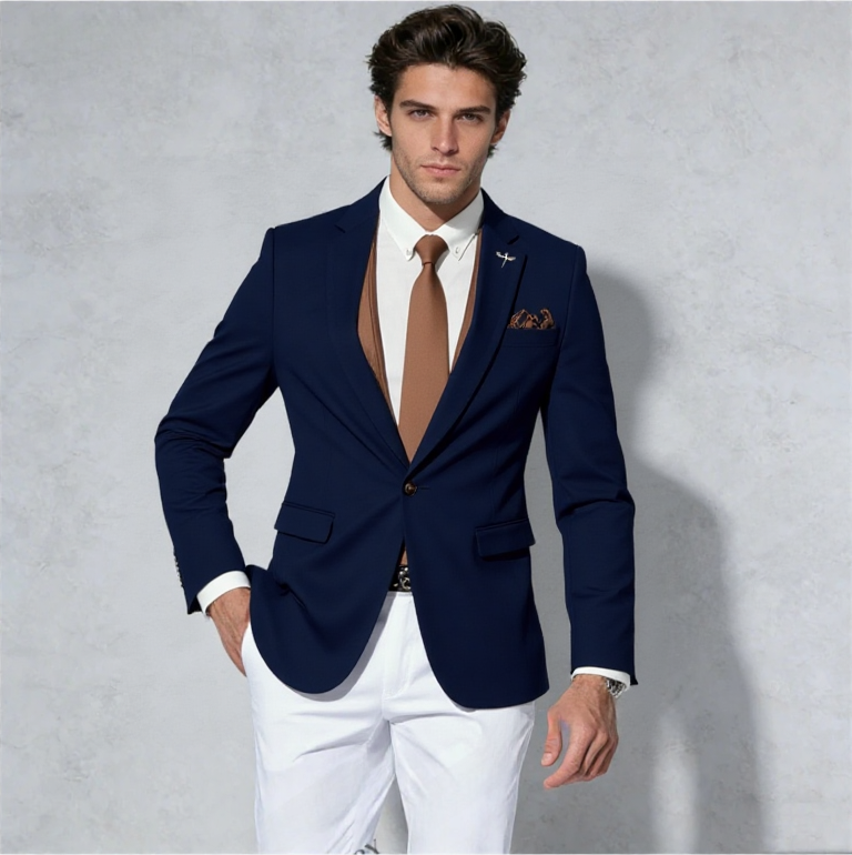 Premium Mens Blazer Autumn Spring Fashion Party Wear