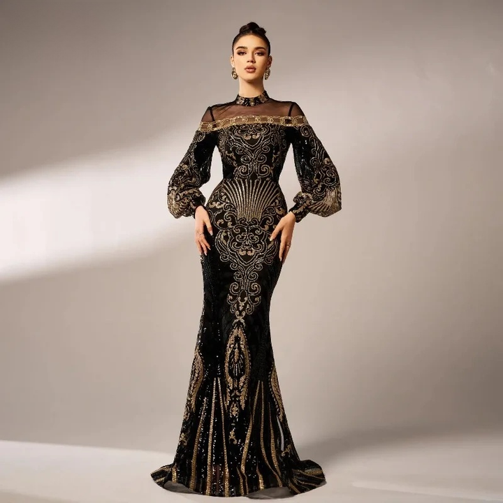 New Autumn and Winter Women Bridal Wedding Party Wear Dresses