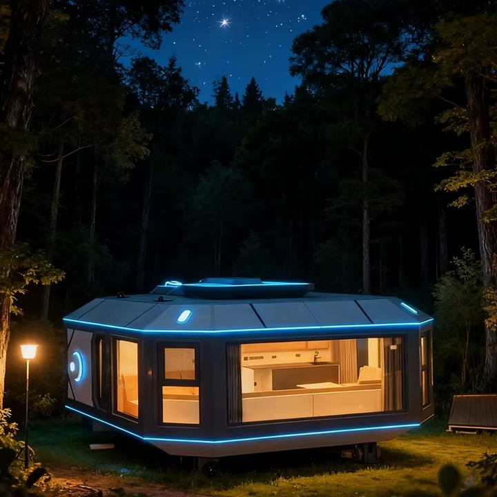 Prefabricated 3 Bedroom Space Modern Container House Mobile Home