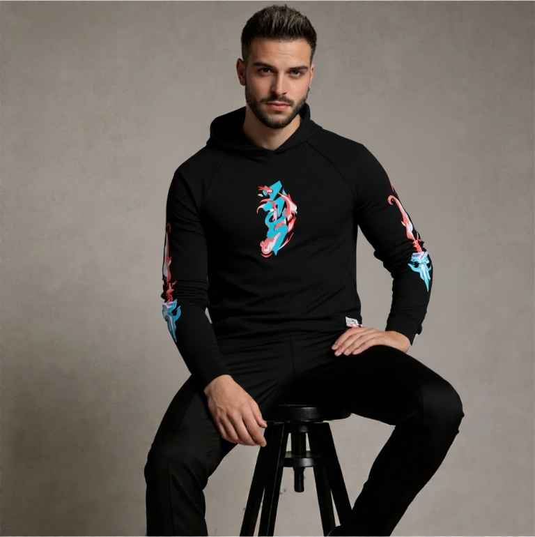 Nike Air Jordan Mens Casual Sports 3D Print Hoodie