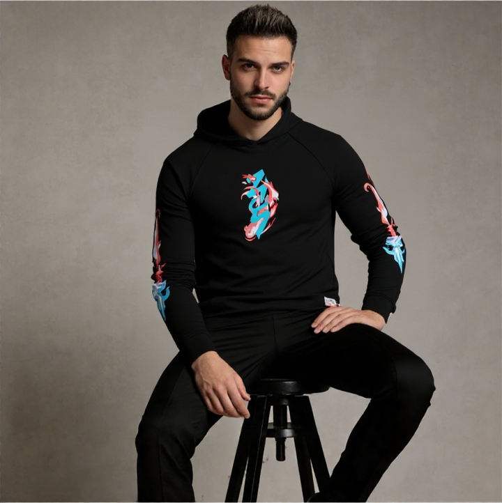Nike Air Jordan Mens Casual Sports 3D Print Hoodie