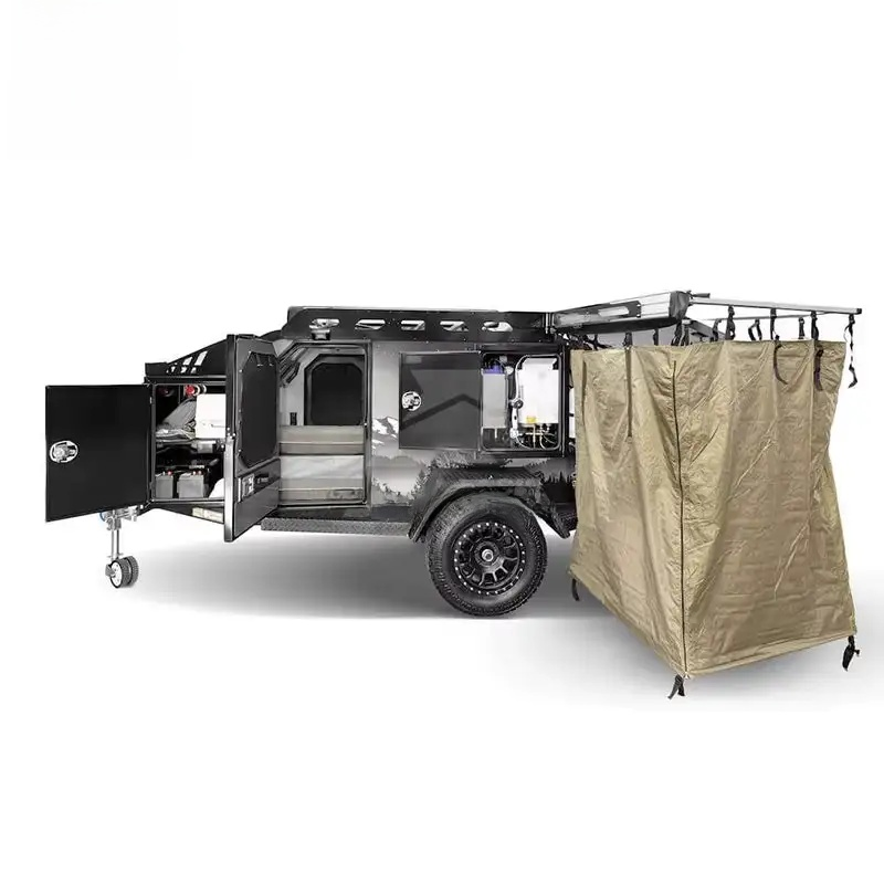 Premium Caravan Travel Camper Van Bedroom with Fridge Shower Lavatory Inc.