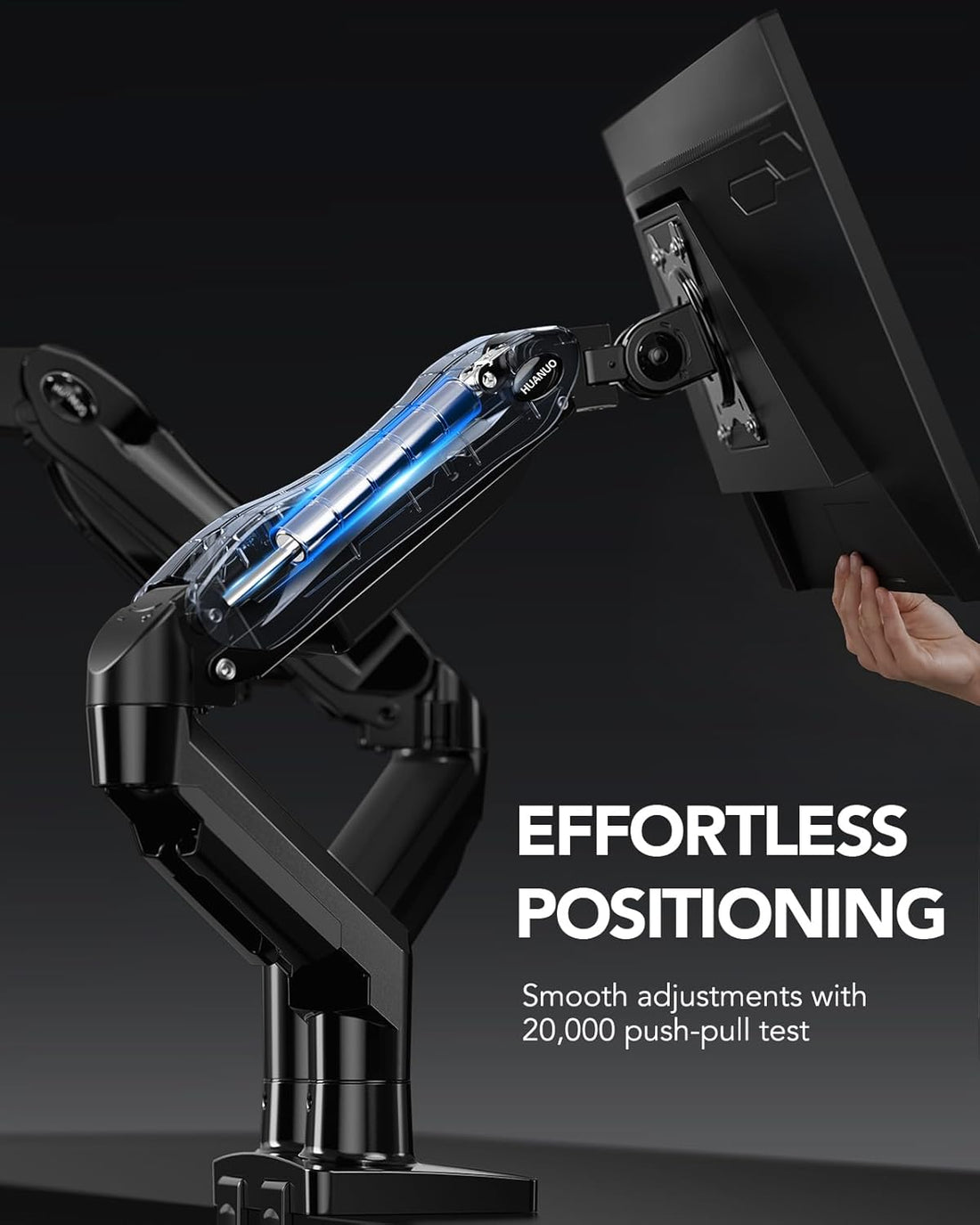 New Dual Monitor Stand – Fully Adjustable Gaming Monitor Desk Mount for PC Screens