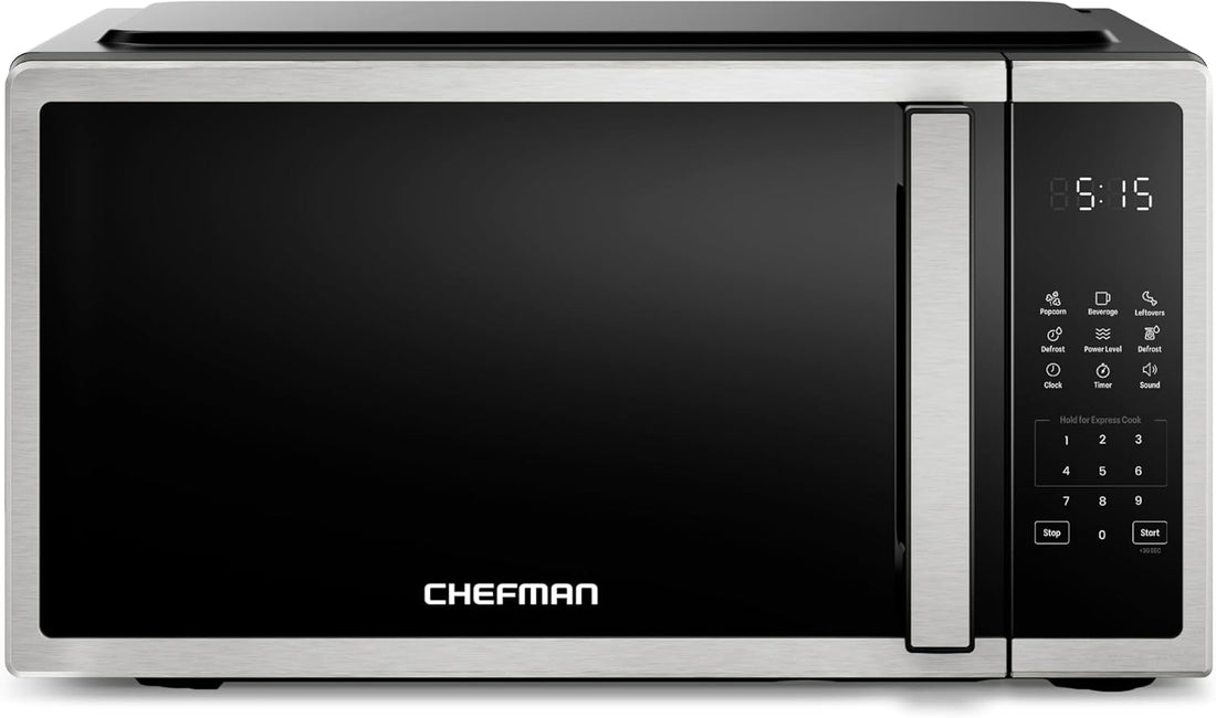 New Compact Microwave Oven with 10 Power Levels & One-Touch Express Cook