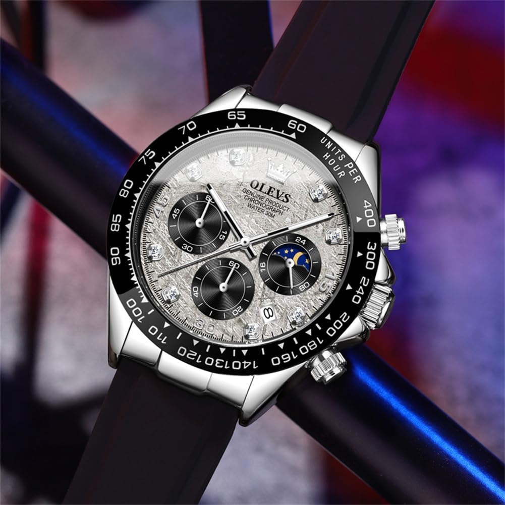 Men Business Diamond Watch Waterproof