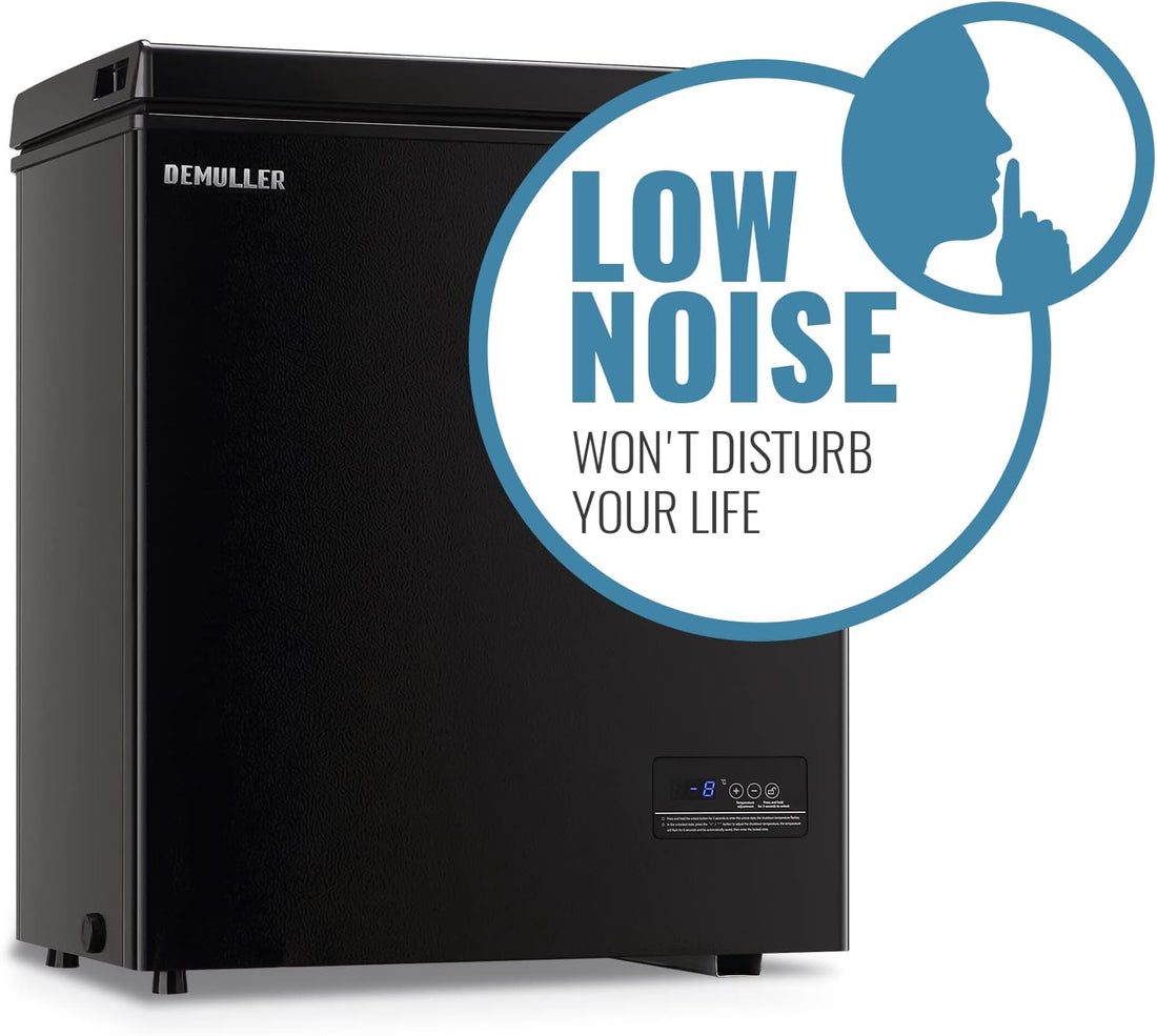 Modern Chest Small Freezer with Electronic Control 41°F to -15°F Freestanding Deep Mini Freezer