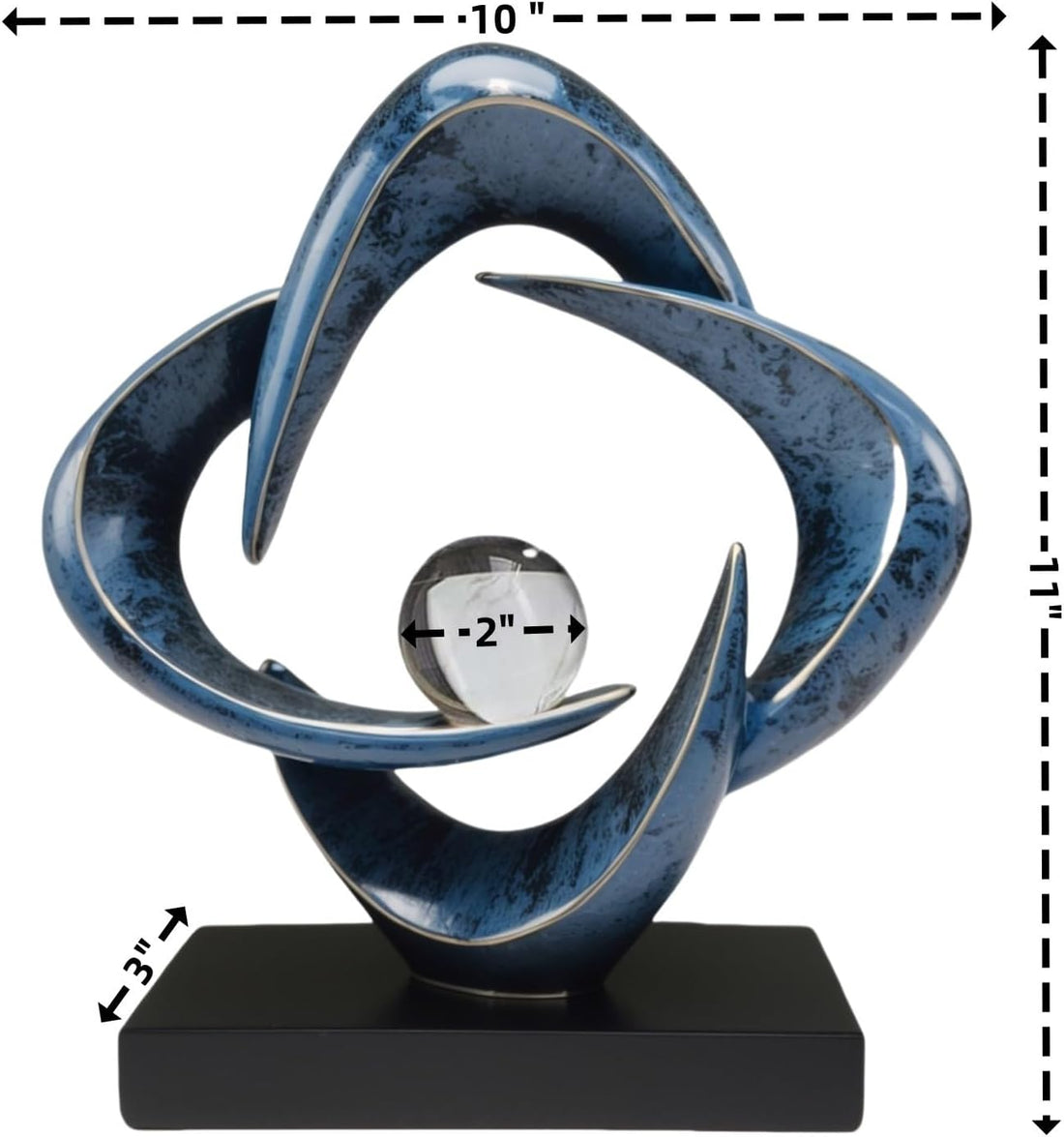 Abstract Sculpture Art Home Decor Accent – Modern Decorative Object