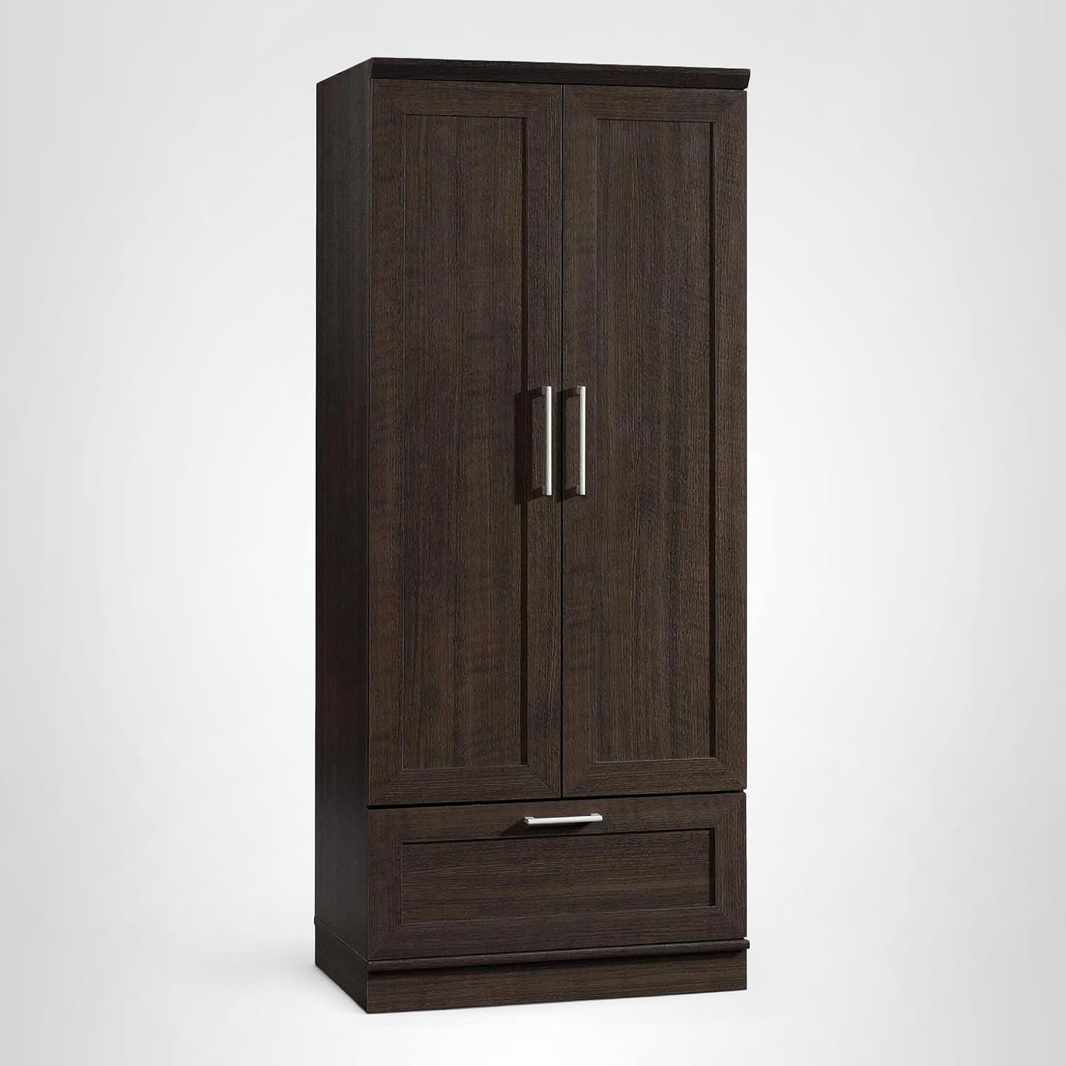 Modern HomePlus Wardrobe & Pantry Cabinet – Dakota Oak Finish