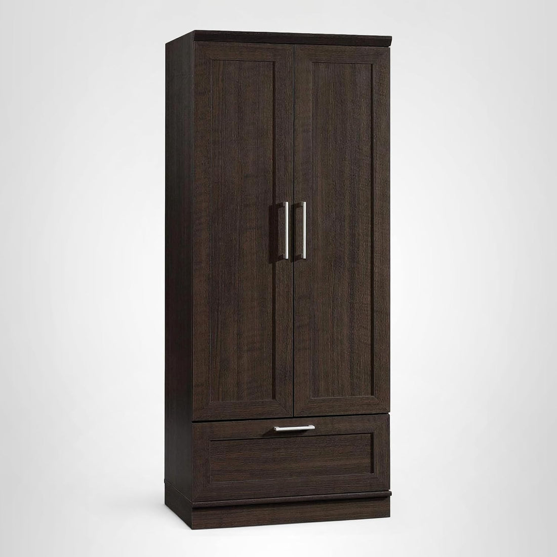 Modern HomePlus Wardrobe & Pantry Cabinet – Dakota Oak Finish