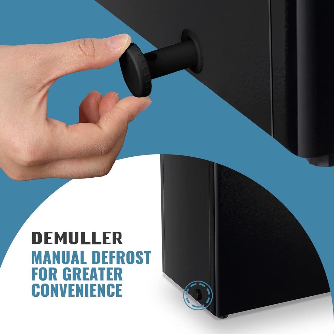 Modern Chest Small Freezer with Electronic Control 41°F to -15°F Freestanding Deep Mini Freezer