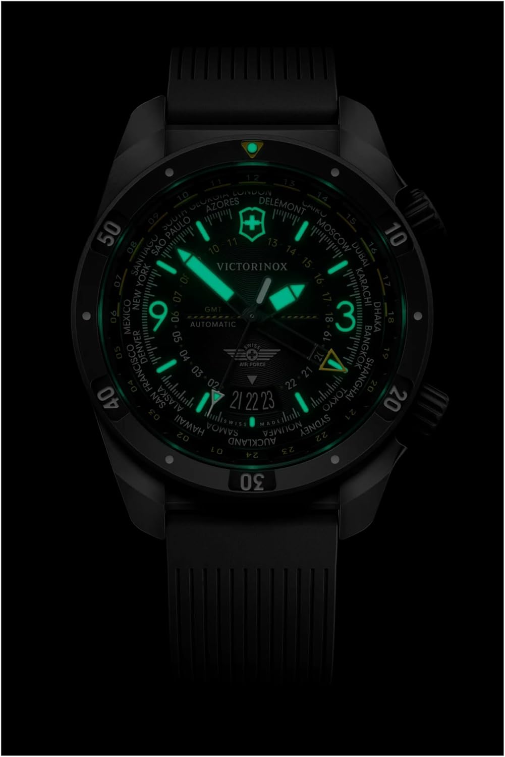 Mens Pro Air Automatic Black Dial Elite Watch