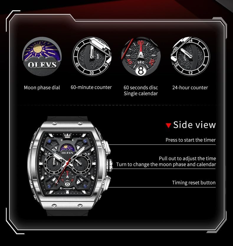 Modern Men's Classic Waterproof Wrist Watch
