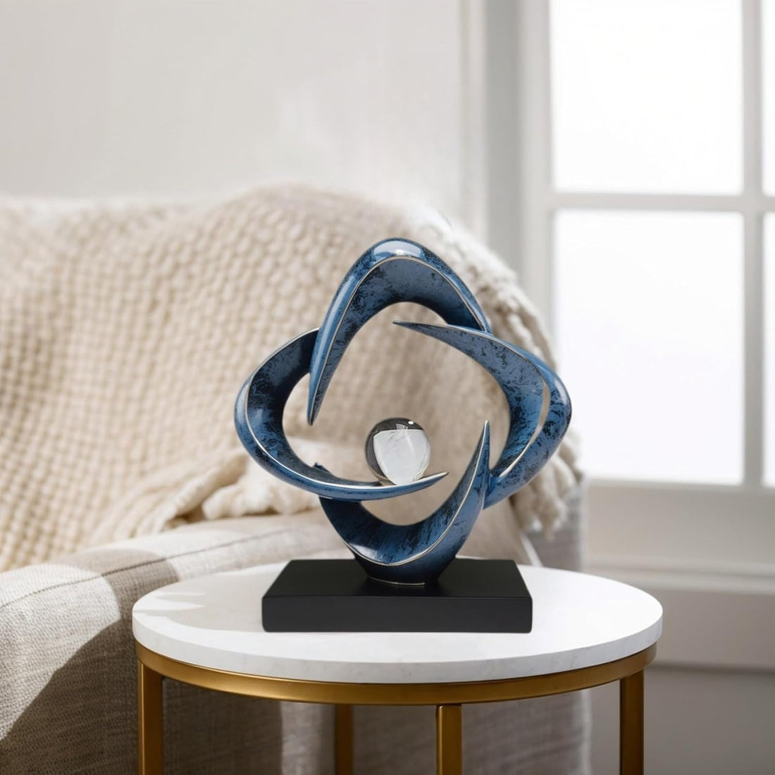 Abstract Sculpture Art Home Decor Accent – Modern Decorative Object