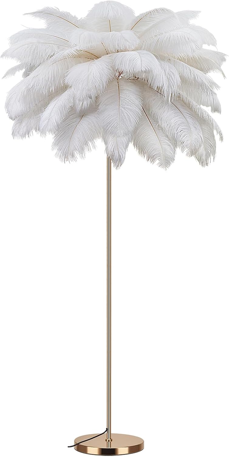 Modern Design Feather Lamp for Home Interior Living Room