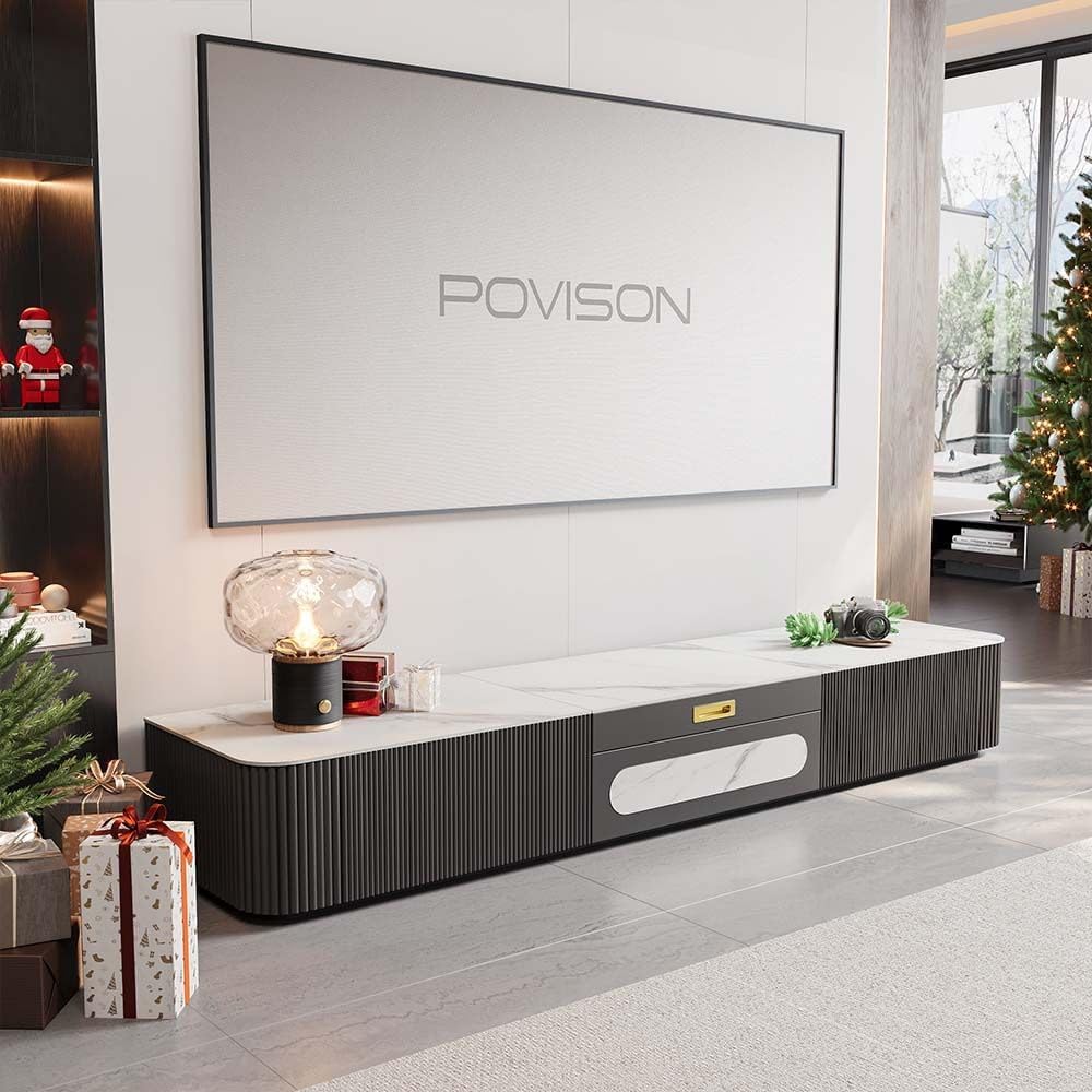 New 65 Inch Fully-Assembled Modern TV Stand with Storage