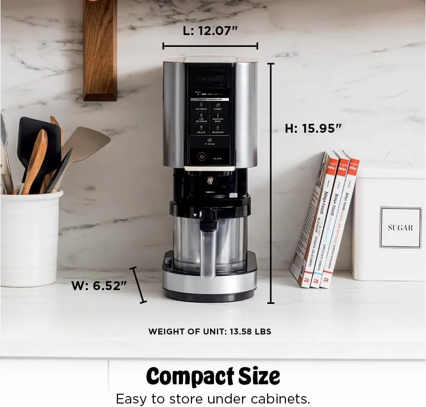 New Multipurpose Ice Cream Maker, for Gelato, Mix-ins, Milkshakes, Sorbet, Smoothie Bowls & More, 7 One-Touch Programs