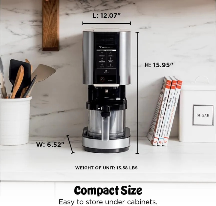 New Multipurpose Ice Cream Maker, for Gelato, Mix-ins, Milkshakes, Sorbet, Smoothie Bowls & More, 7 One-Touch Programs