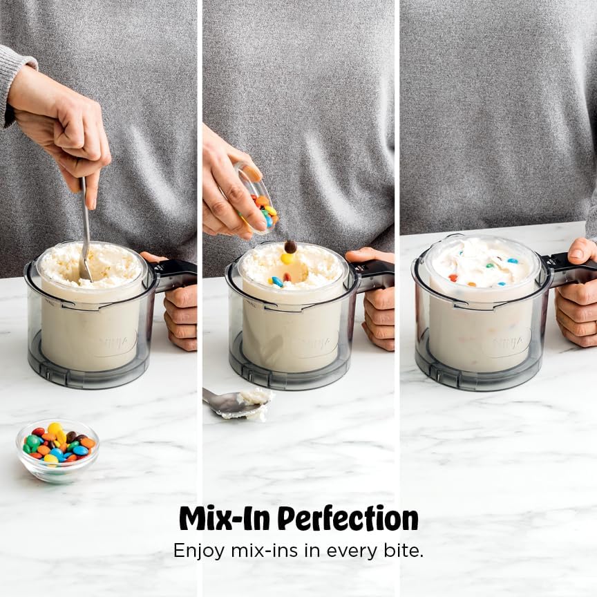 New Multipurpose Ice Cream Maker, for Gelato, Mix-ins, Milkshakes, Sorbet, Smoothie Bowls & More, 7 One-Touch Programs
