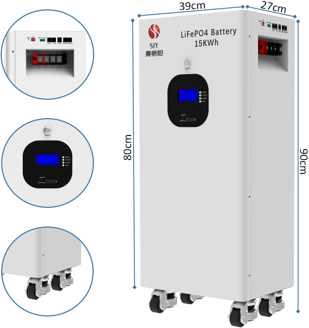 New 15Kwh Lithium Battery for Home Energy, RV, Solar, Off-Grid Living 