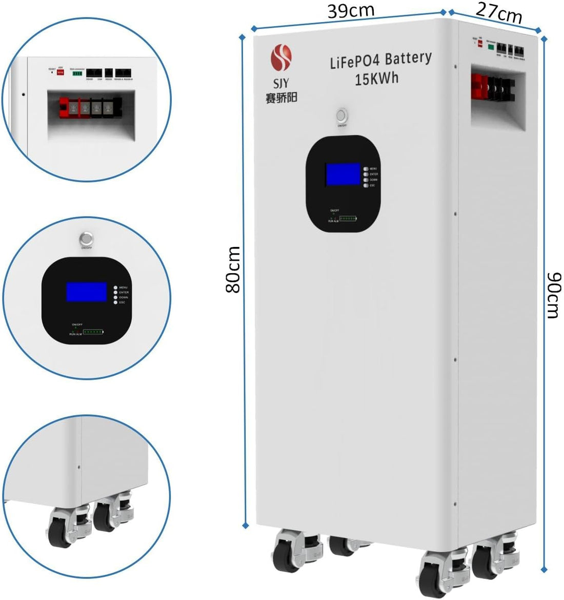 New 15Kwh Lithium Battery for Home Energy, RV, Solar, Off-Grid Living 