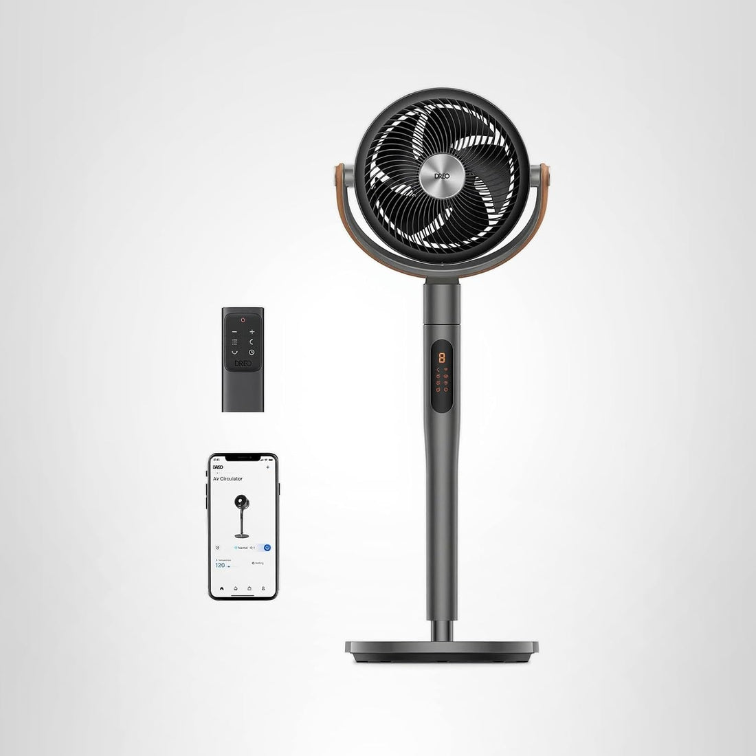 New Smart Wi-Fi Pedestal Fan with 3D Oscillation