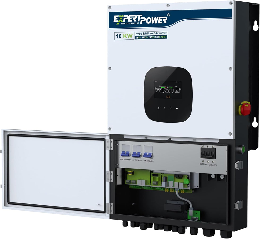 Smart 3 Pack - 120V/ 240V/ 208V Hybrid Solar Inverter Off-Grid, Solar System