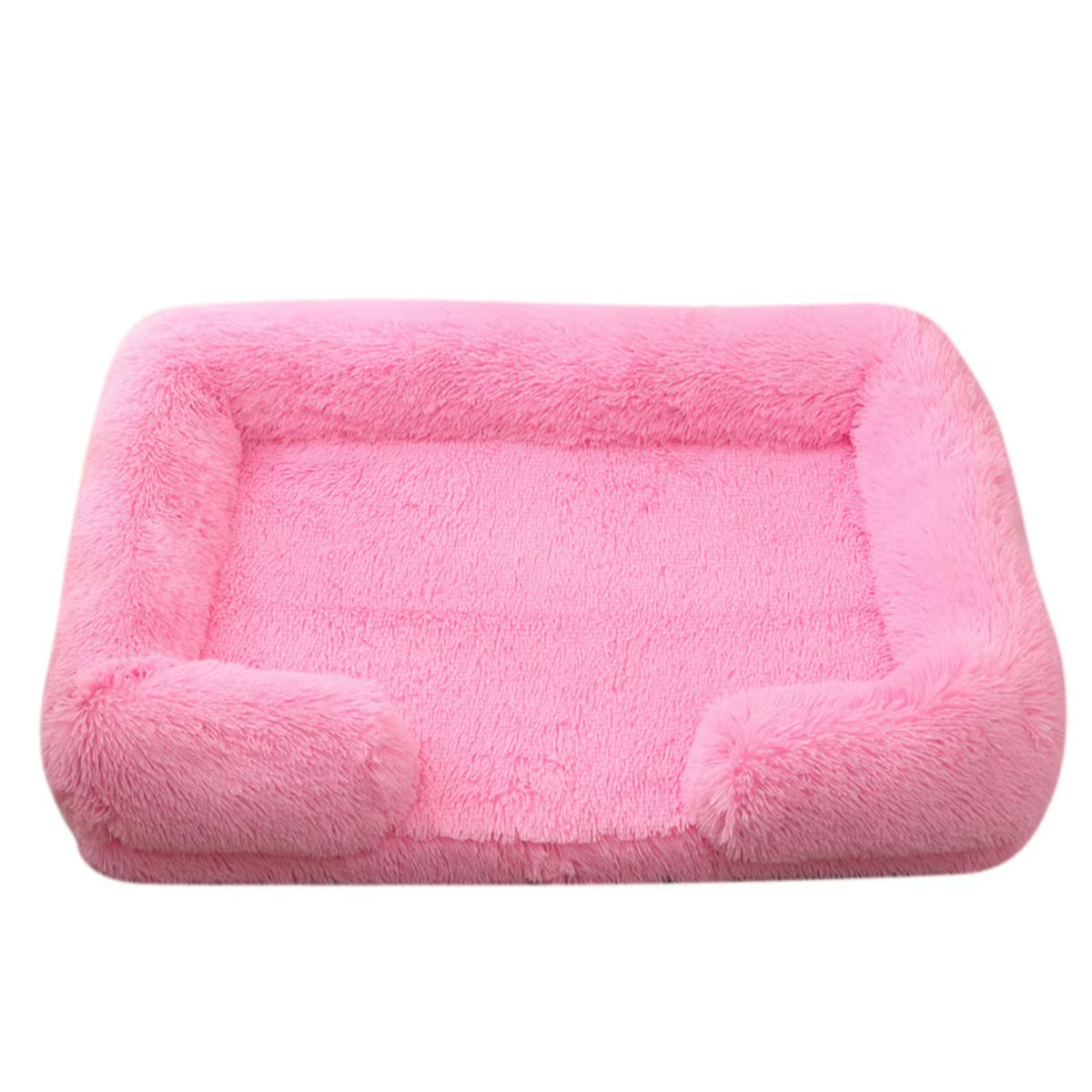 New Square Dog Bed Plush Pet Bed Winter Thickened Pad Bed 